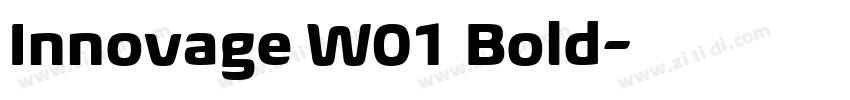 Innovage W01 Bold字体转换